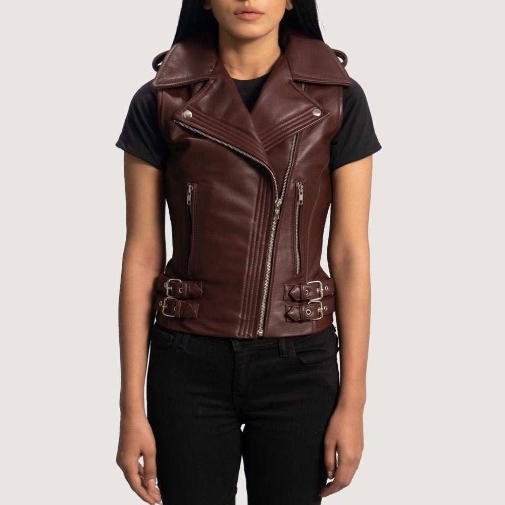 Women’s Leather Vest