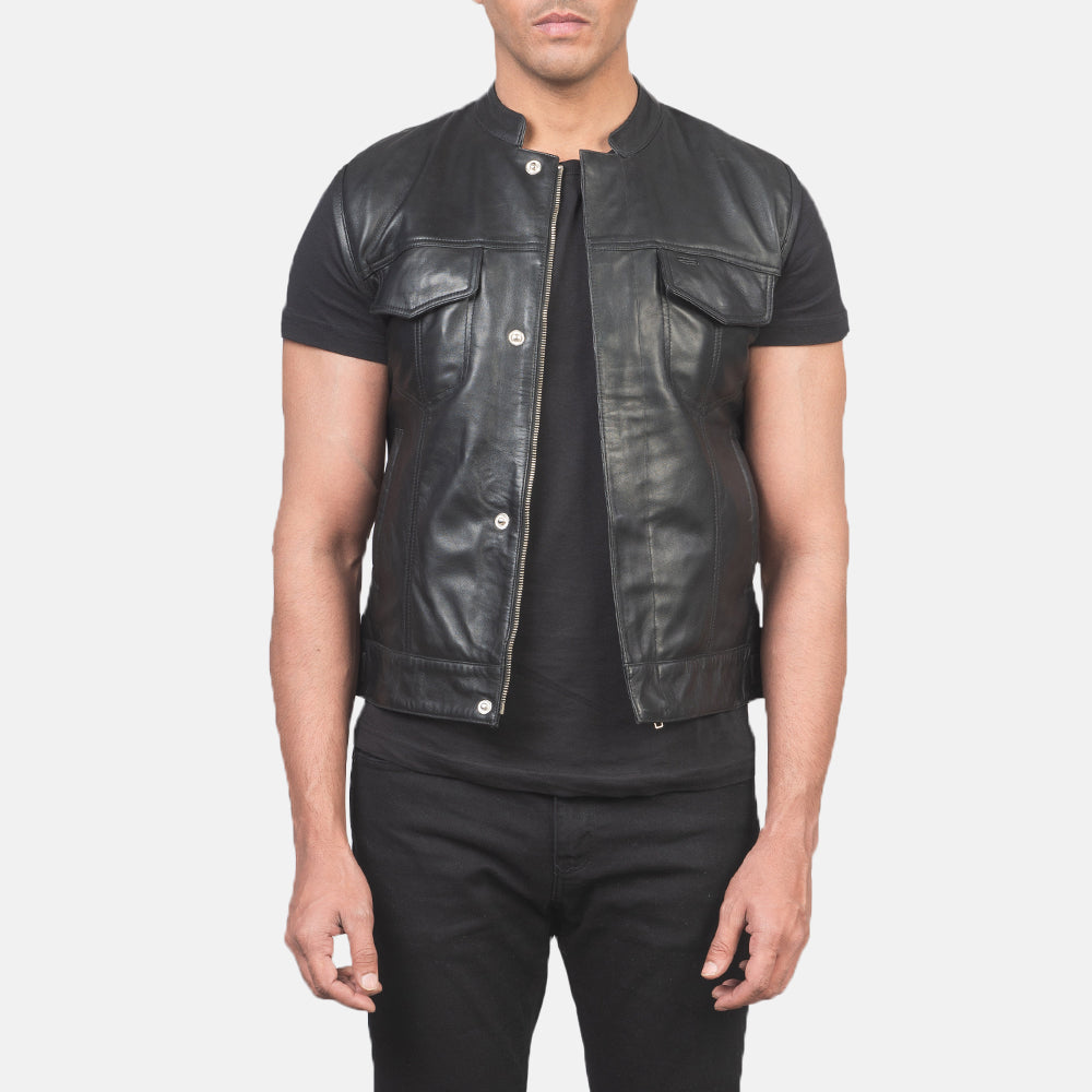 Men’s Leather Vest