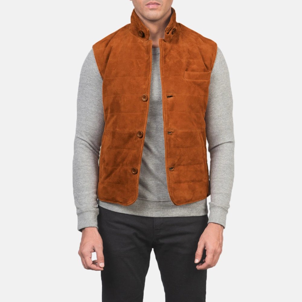 Men’s Leather Vest